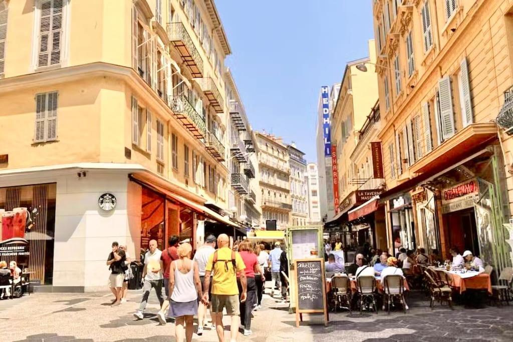 Center 2 Min Walk To Quiet Sunny Balcony Appartamento Nizza